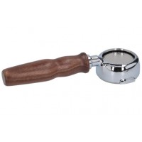 San Marco Bottomless Open Filter Holder Complete Wooden Handle