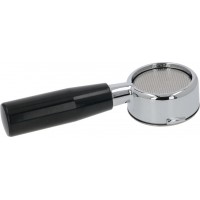 La Pavoni Lever Bottomless Open Filter Holder Complete - Black Handle  New Style - 2953010