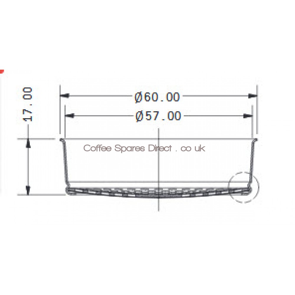IMS Precision E61 SHOWER SCREEN 60mm