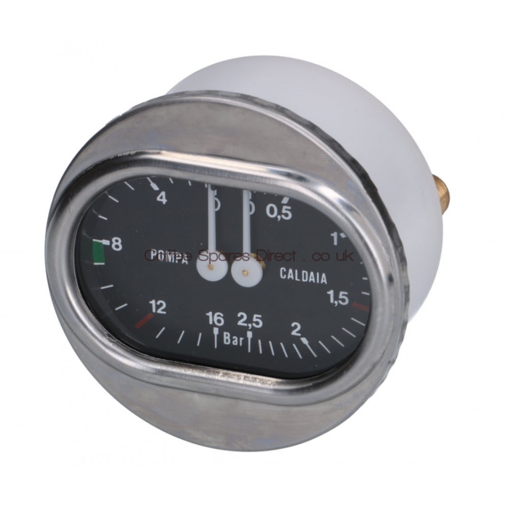 Rancilio Dual Pressure Gauge 35062501