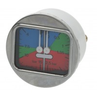 Spaziale 63mm Dual Pressure Gauge 05044