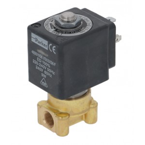Parker Lucifer 2 Way Solenoid 1/8"ff Valve & Coil 230 volts - 7121ZBG1LR00