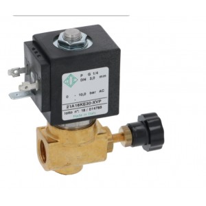 ODE 2 Way Solenoid Valve & Coil 230 volts 1/4 Thread - 21A16KE30-XVP ODE 2 Way Solenoid Valve & Coil 230 volts 1/4 Thread - 21A16KE30-XVP