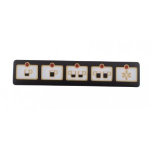 San Marco 85 Five Button Key Pad Membrane  - 108296