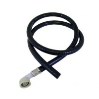 Universal Black Drain Hose 13mm Diameter Internal with 3/4" Fitting