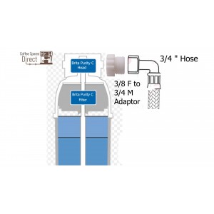 Brita Purity C Water Filter 3/4 - 3/8 Reducer 1002574