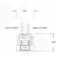 PENTAIR EVERPURE® QL3B Water Filter Head - With Shut Off - 3/8" Connection