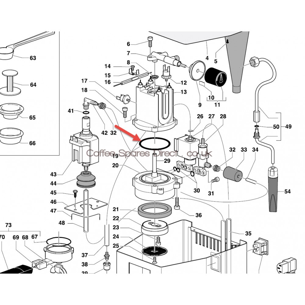 Gaggia Classic Kit Servizio Guarnizioni, Doccia, Grasso - Foto 3