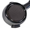 La Pavoni Lever Bottomless Open Filter Holder Complete - Black Handle New Style - 2953010 La Pavoni Lever Bottomless Open Filter Holder Complete - Black Handle New Style - 2953010