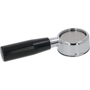 La Pavoni Lever Bottomless Open Filter Holder Complete - Black Handle  New Style - 2953010