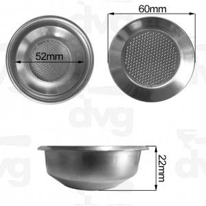 La Pavoni Lever Single Filter Basket -New Style ø 60mm - 327054 La Pavoni Lever Single Filter Basket -New Style ø 60mm - 327054