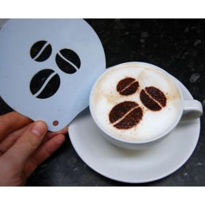 Coffee Bean Stencil 