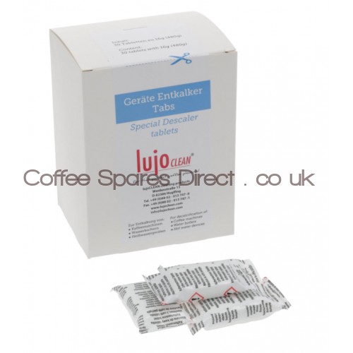 LULUGLITTER Espresso Machine Cleaning Tablets - 120 Descaling Tabs For Breville, Gaggia, Delonghi, Jura, Philips